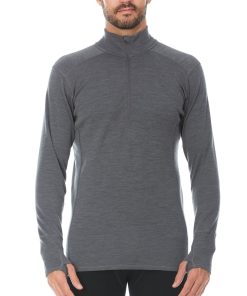 Midweight Men's Wool 1/4 Zip -  100% Merino Wool