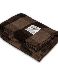 Wool Twin Sized Blanket - White Mountain Woolen